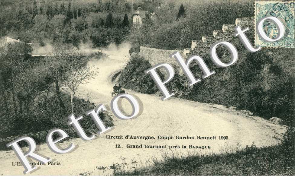 Grand tournant pres la Baraque Coupe Gordon Bennett 1905