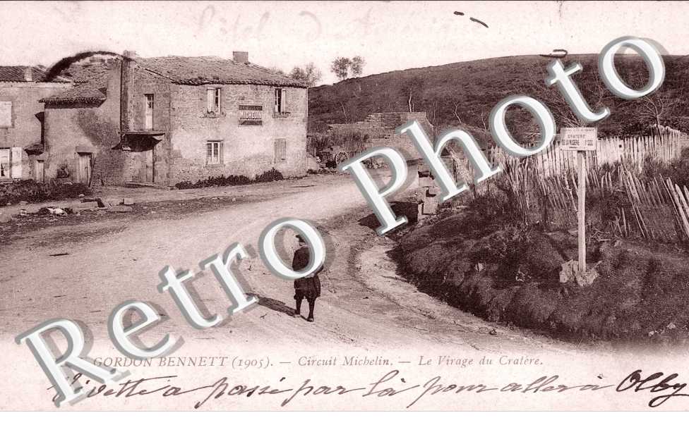 le Virage du cratere Coupe Gordon Bennett 1905