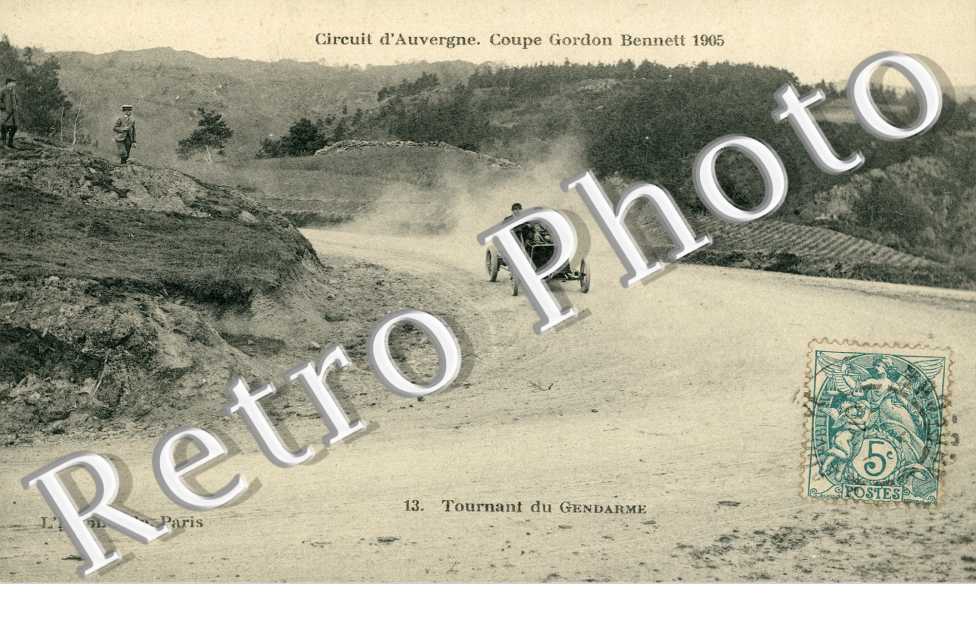 Tournant du gendarme coupe Gordon Bennett 1905