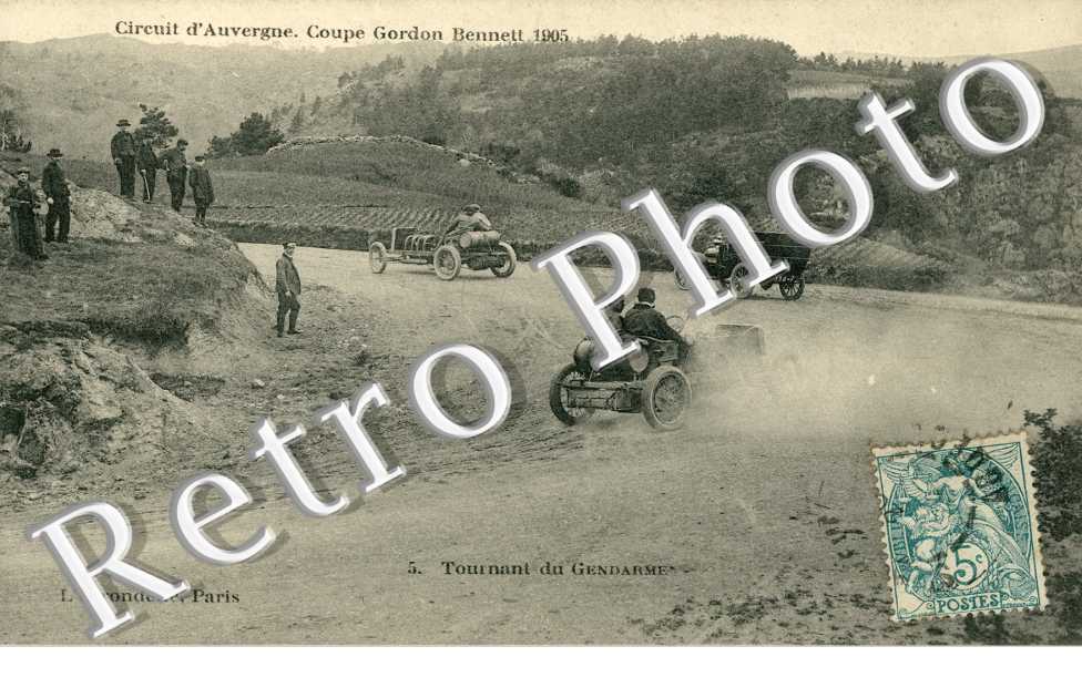 Tournant du gendarme coupe Gordon Bennett 1905