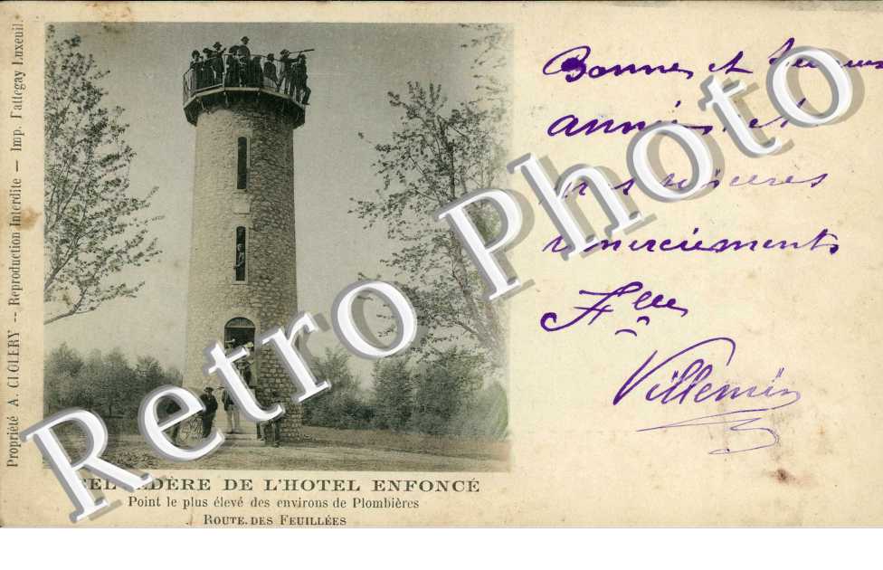 belevedere de l'hotel enfonce Route des Feuillees
