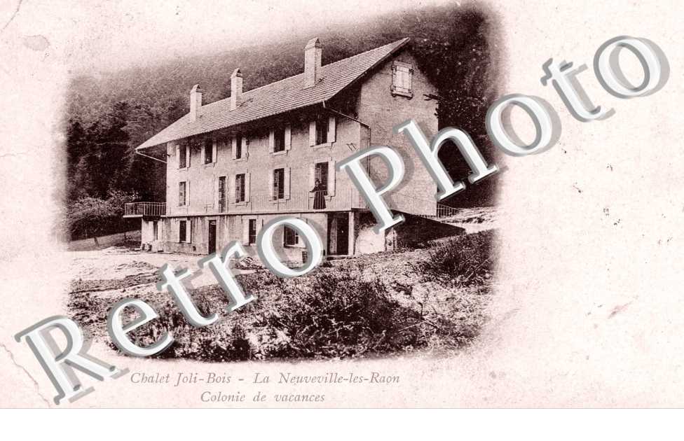 Chalet Joli-Bois La Leuveville les Raon  Colonie de vacances