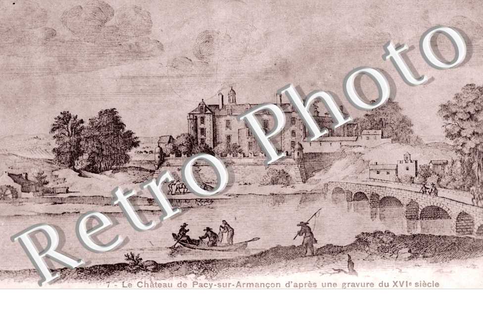 le chateau d'apres une gravure du XVI eme siecle