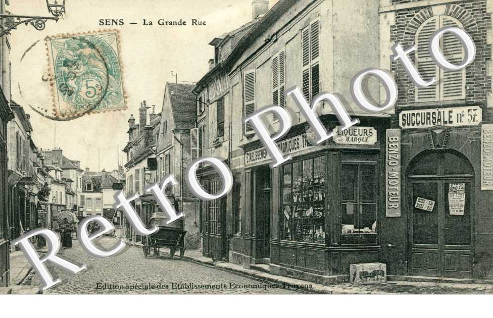 la grande rue Etablissements economiques Troyens