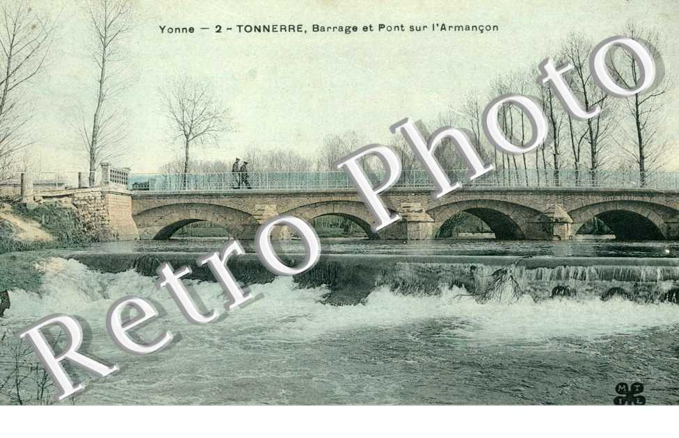 barrage et pont sur l'Armancon
