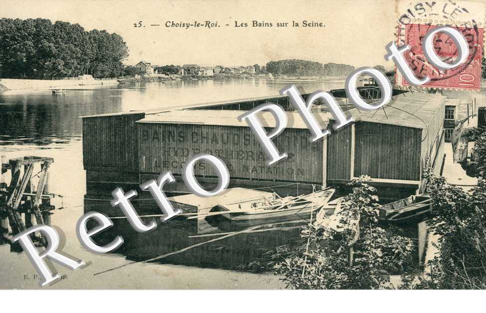 les bains sur la Seine