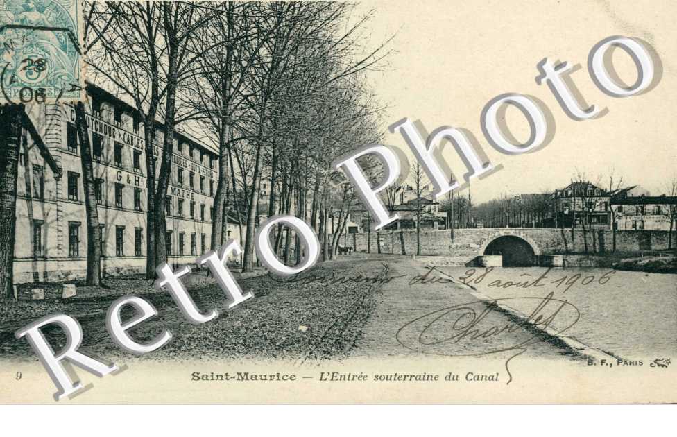 l'entree souterraibe du Canal