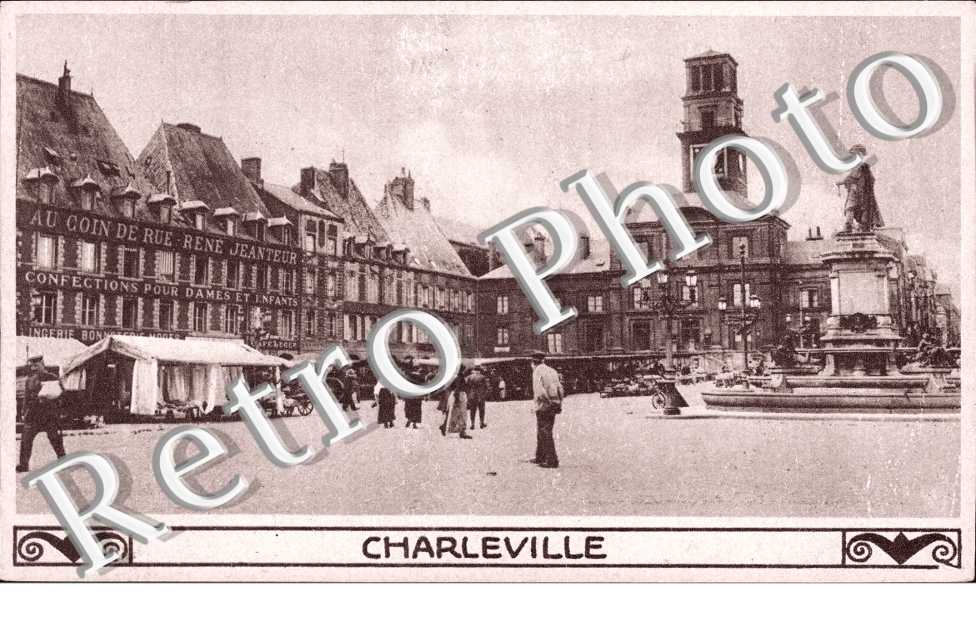 la place Ducale - carte militaire allemande