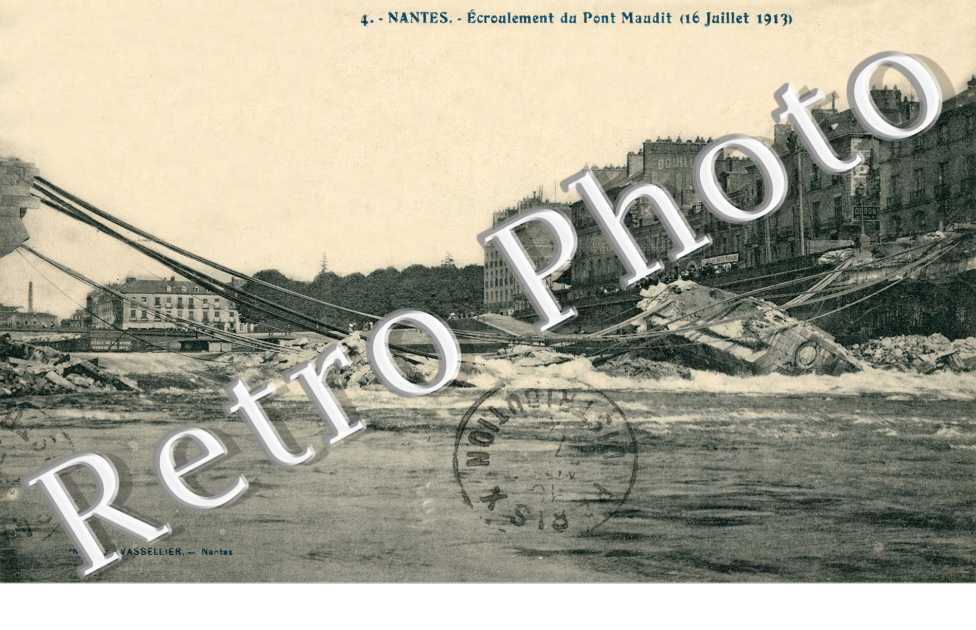 ecroulement du Pont Maudit 16 juillet 1913