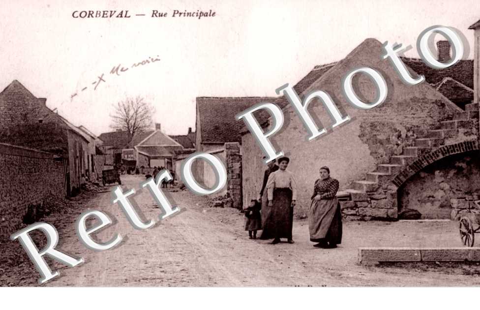 CORBEVAL rue principale