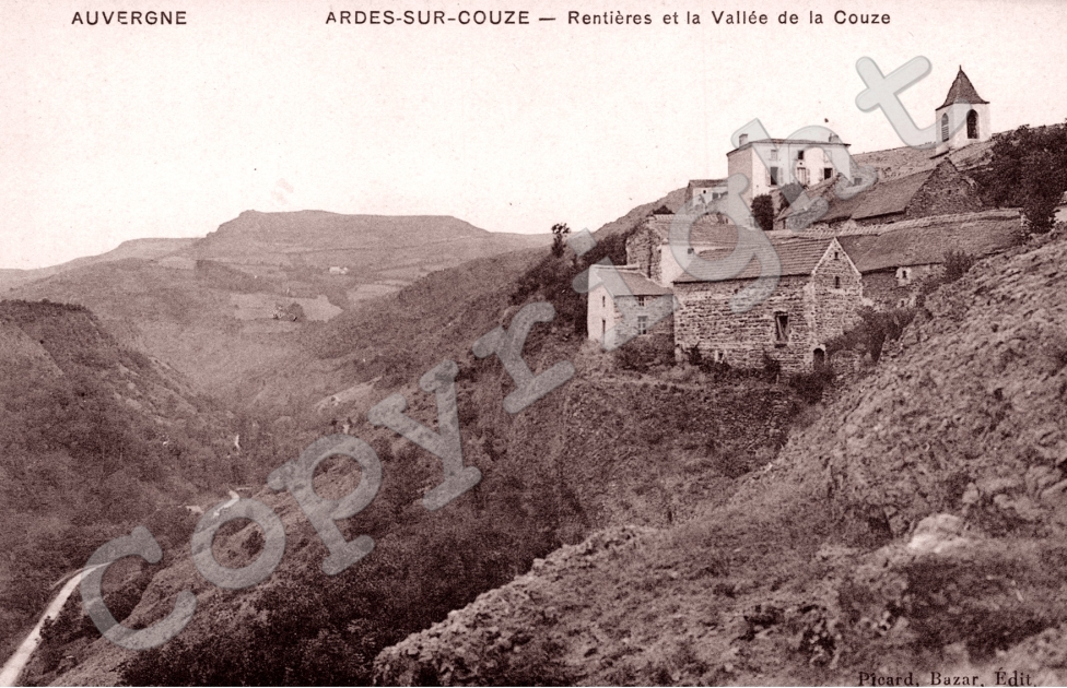 Rentieres et la vallee de la Couze