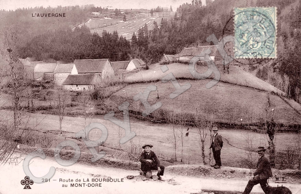 Route de la Bourboule au Mont Dore
