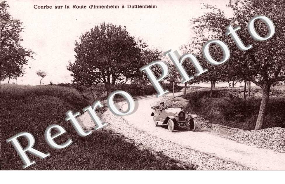 Courbe sur la route d'Innenheim a Duttlenheim