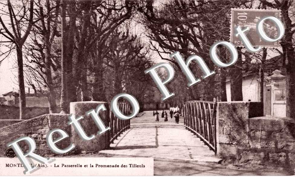 la Passerelle et la Promenade des Tilleuls