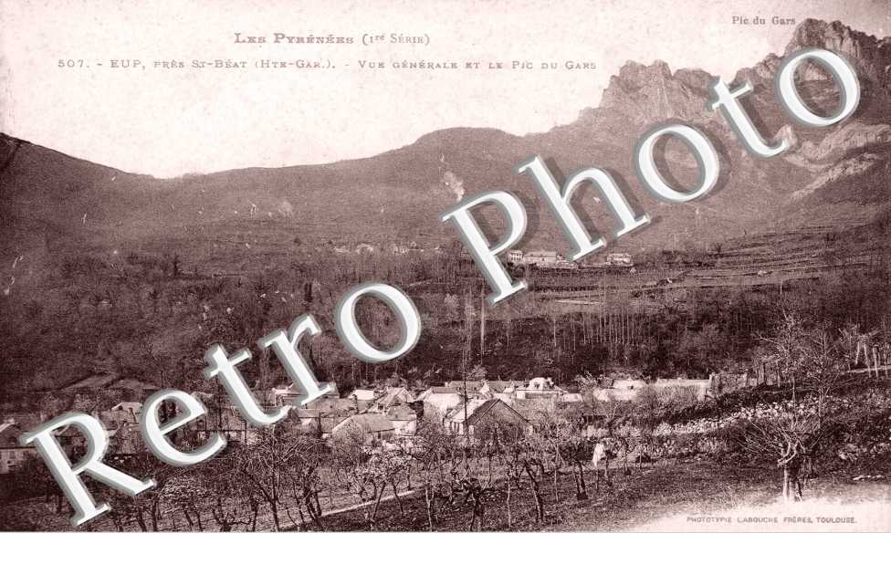 Vue générale et le pic du gars