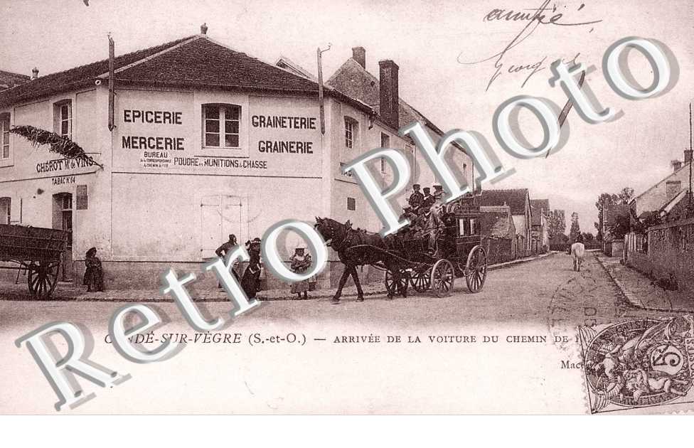 arrivee de la voiture du chemin de fer