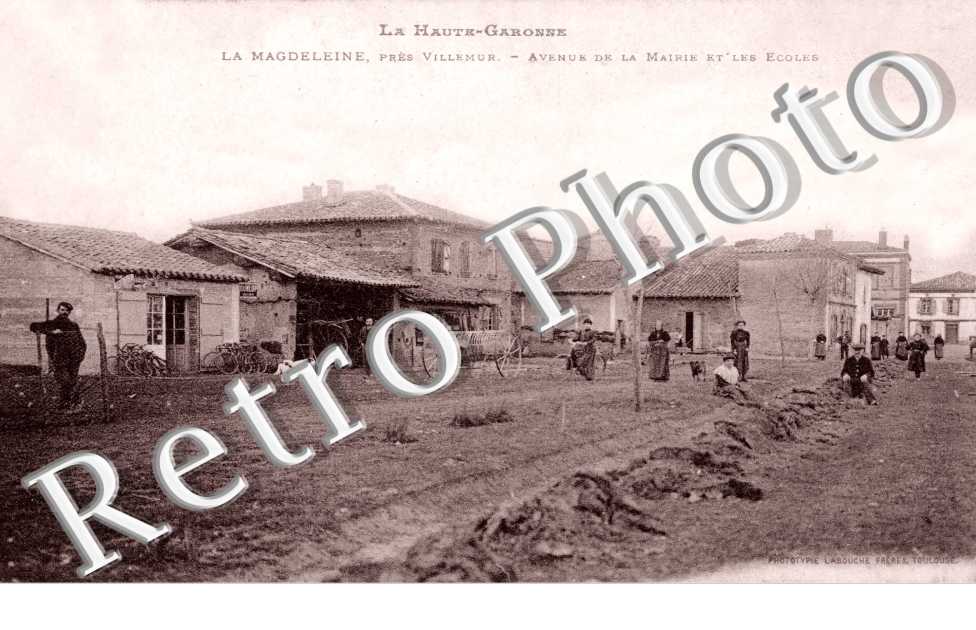 Avenue de la mairie et les ecoles