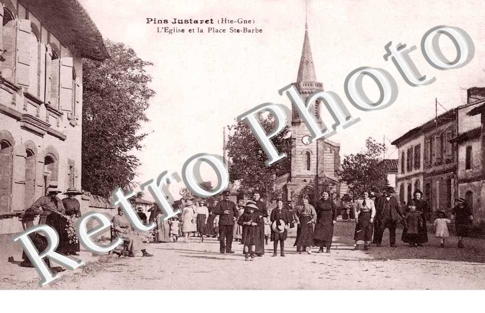 l'eglise et la place Sainte-Barbe