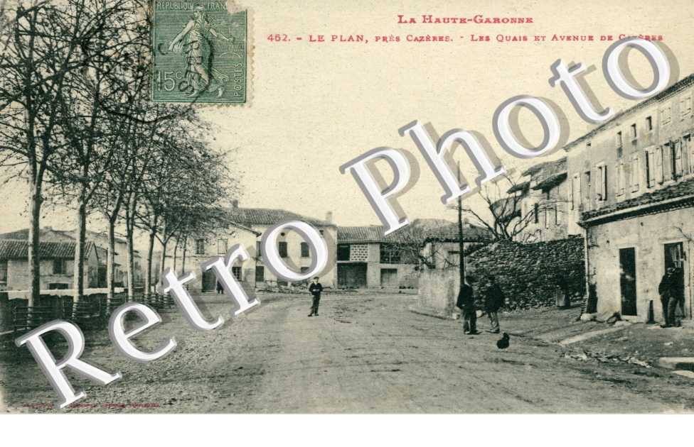 Les quais et avenue de Cazeres