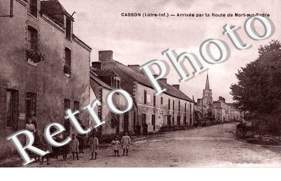 arrivee par la route de Nort-sur-Erdre