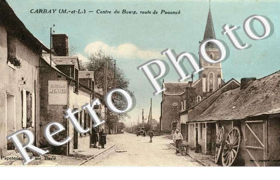 Centre du Bourg, route de Pouance