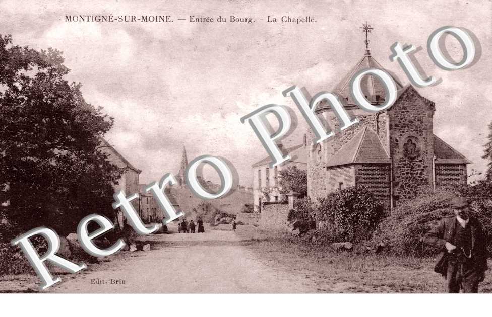 Montigne sur Moine Entree du bourg La chapelle