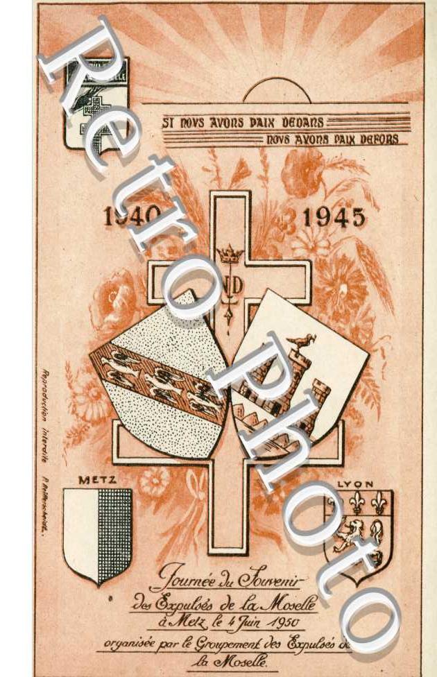 journee su douvenir des expulses de la Moselle a Metz le 14 juin 1950
