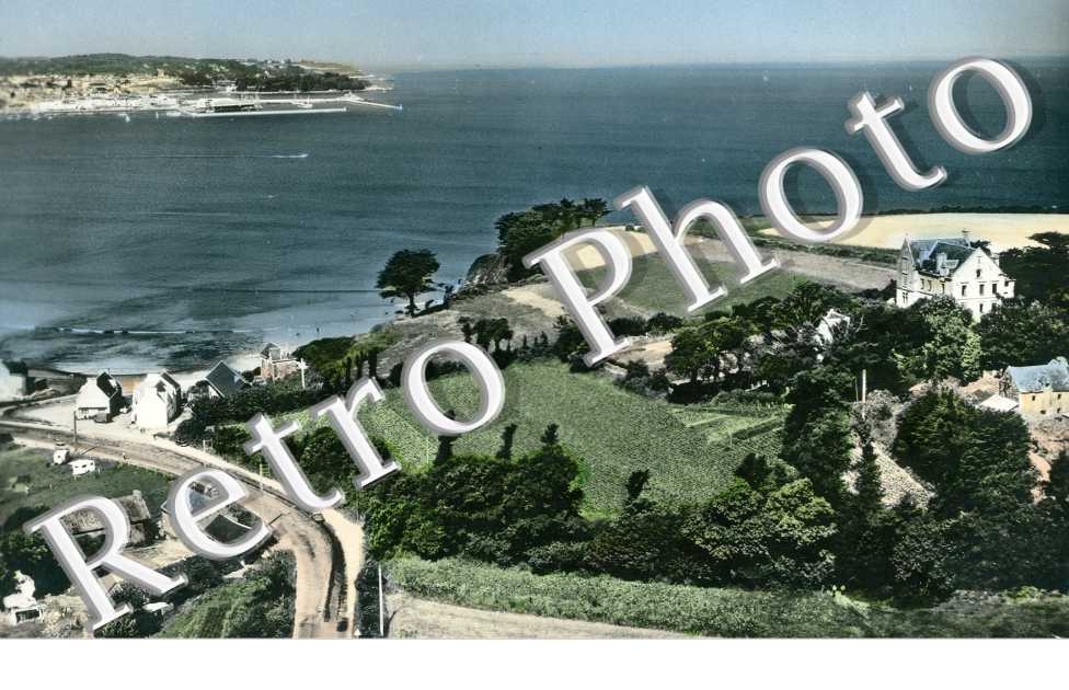 Vue panoramique Aérienne sur la baie de Douarnenez