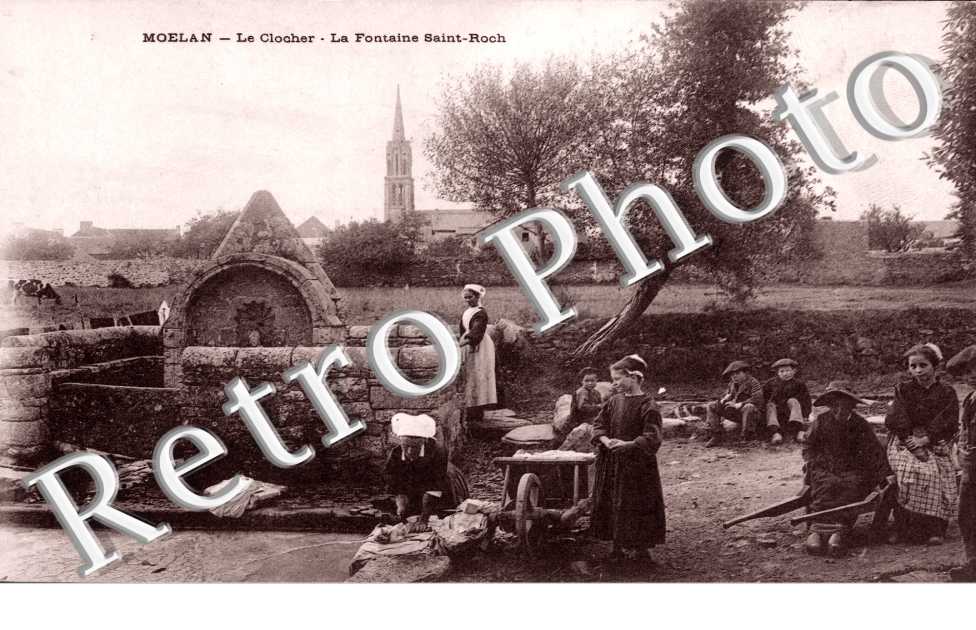 Le Clocher - La fontaine Saint-Roch