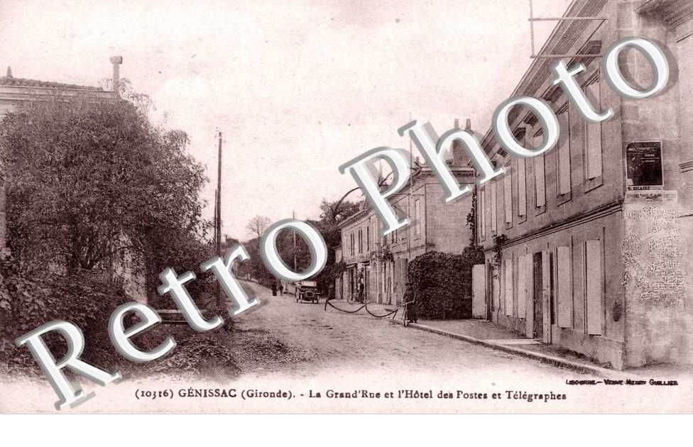 la grand'rue et l'hotel des postes et telegraphes