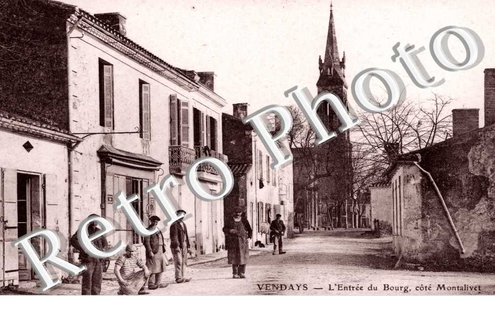 Vendays L'entree du bourg cote Montalivet
