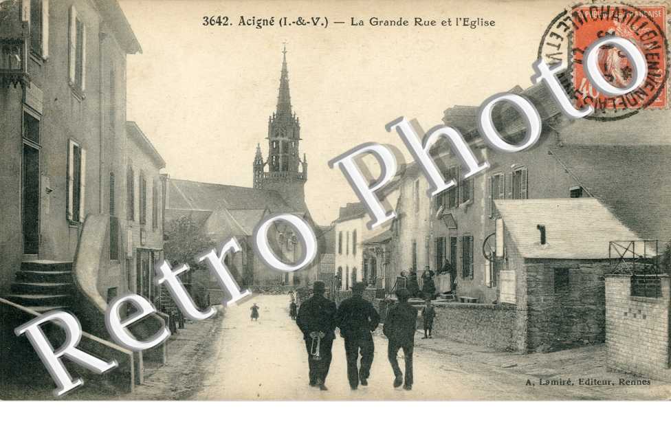 la grande rue et l'église