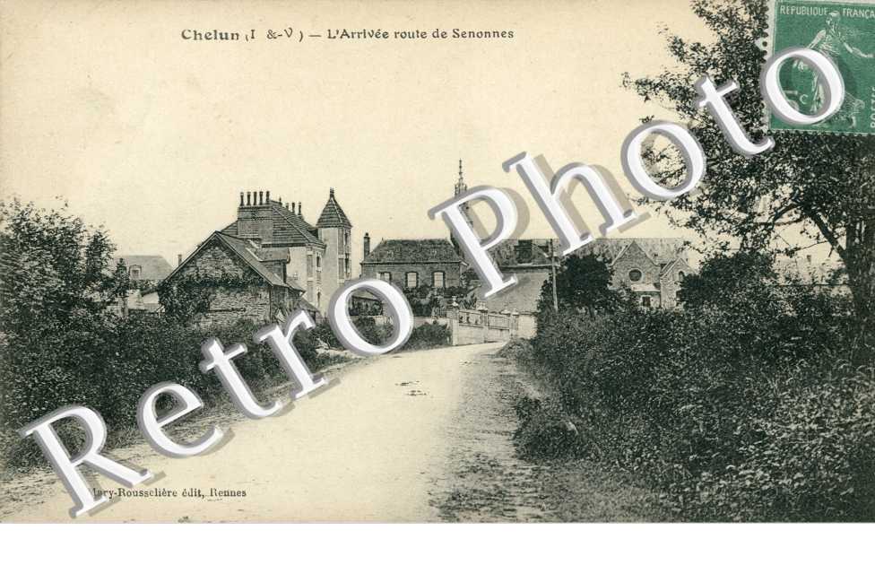 l'Arrivée route de Senonnes