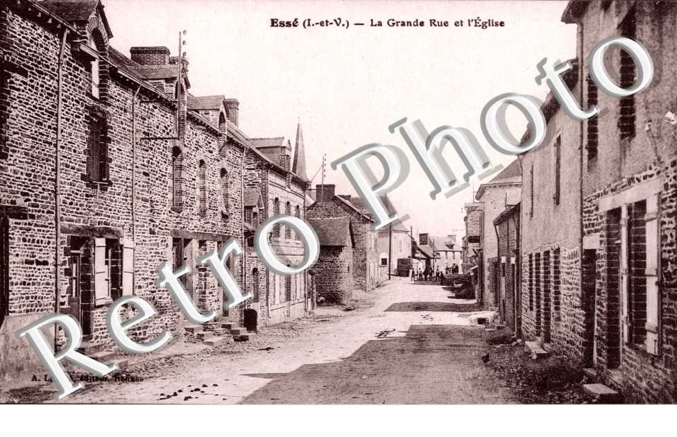 la grande rue et l'eglise