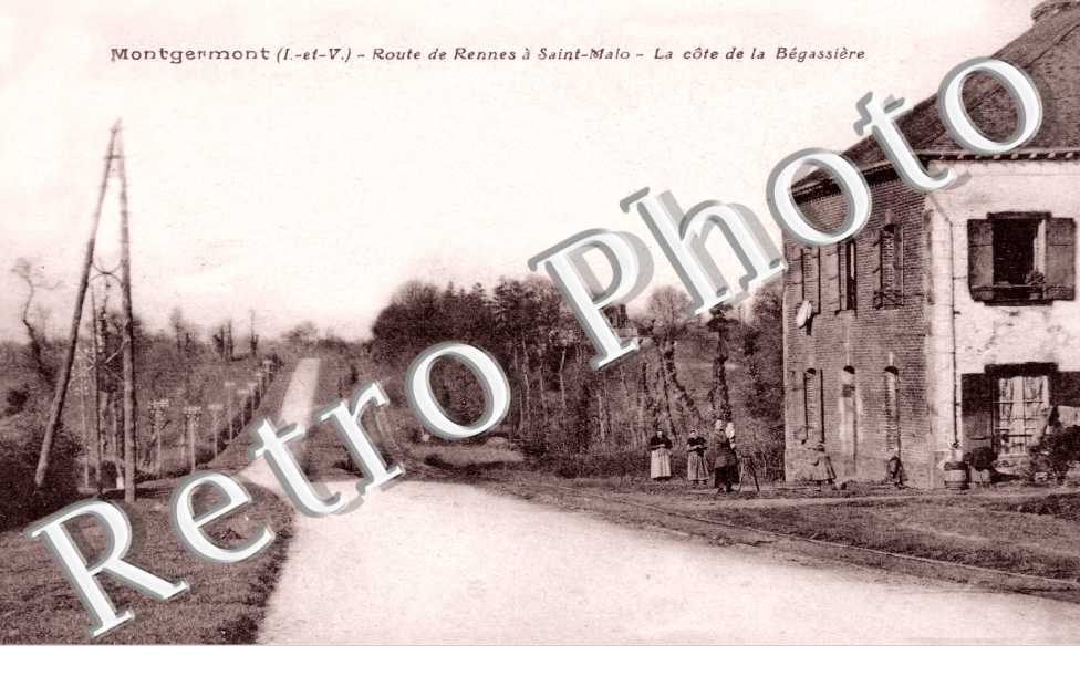 Route de Rennes a Saint-Malo La cote de la Begassiere