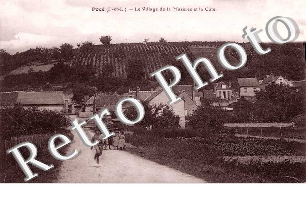 le Village de la Mazeres et la cote