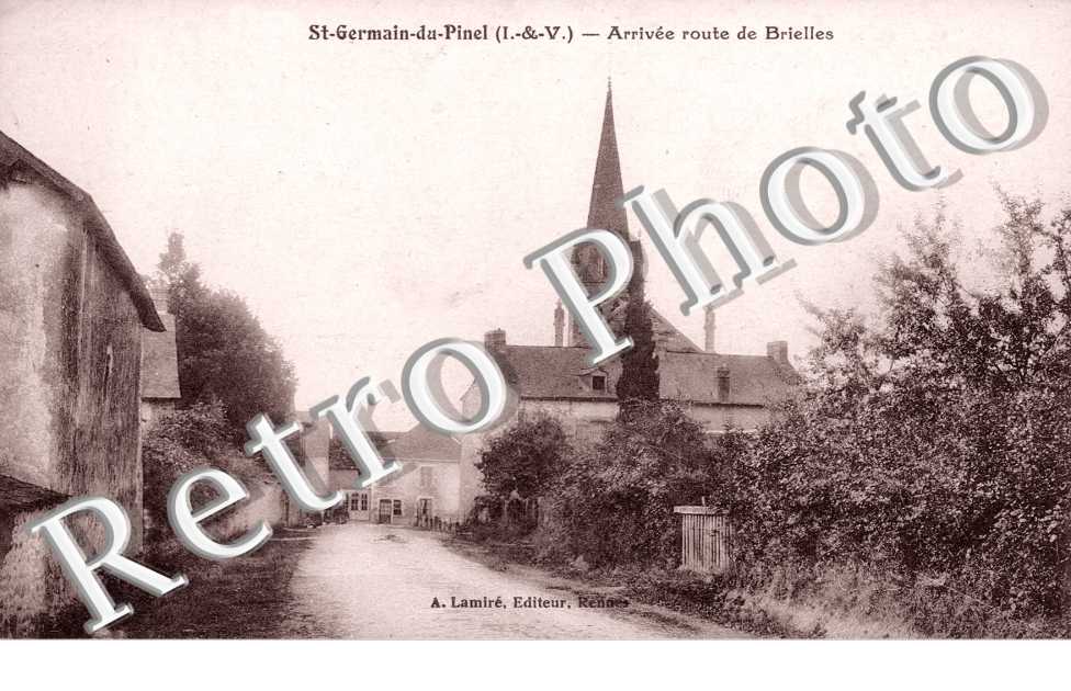 arrivee route de Brielles