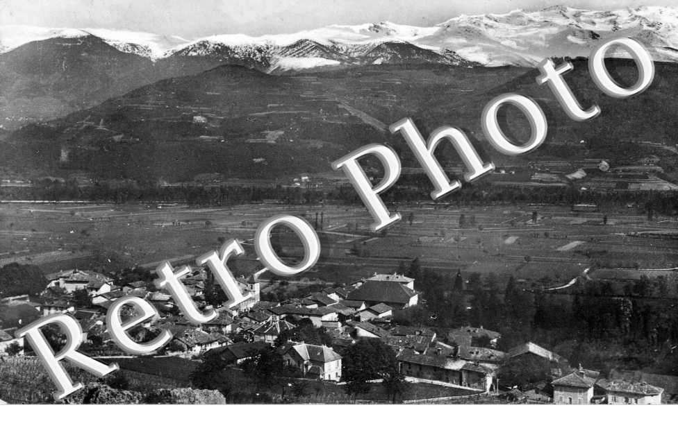 Vue generale et chaine de Belledonne