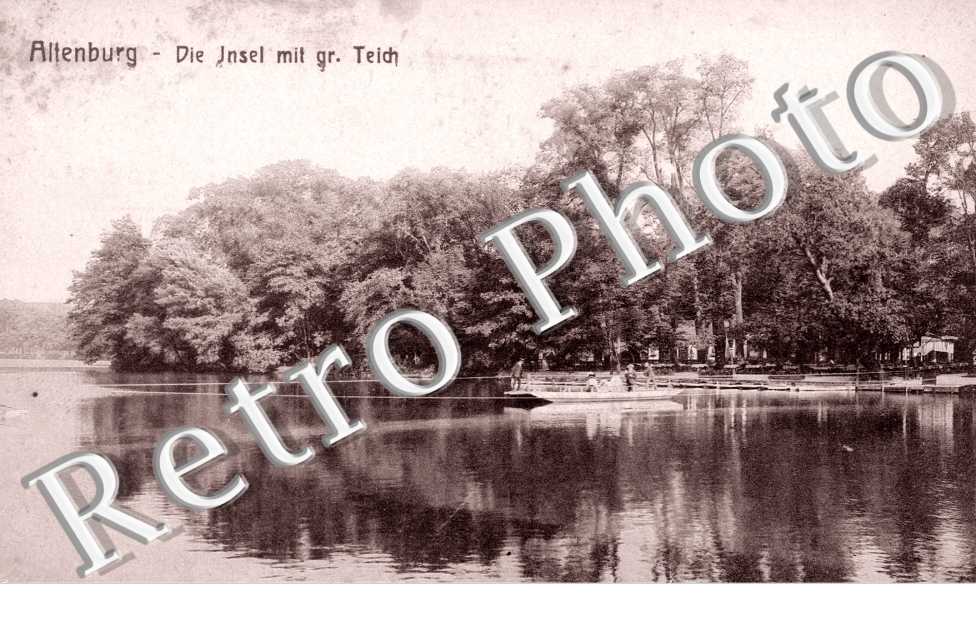 Die Insel mit Gr. teich - Altenburg