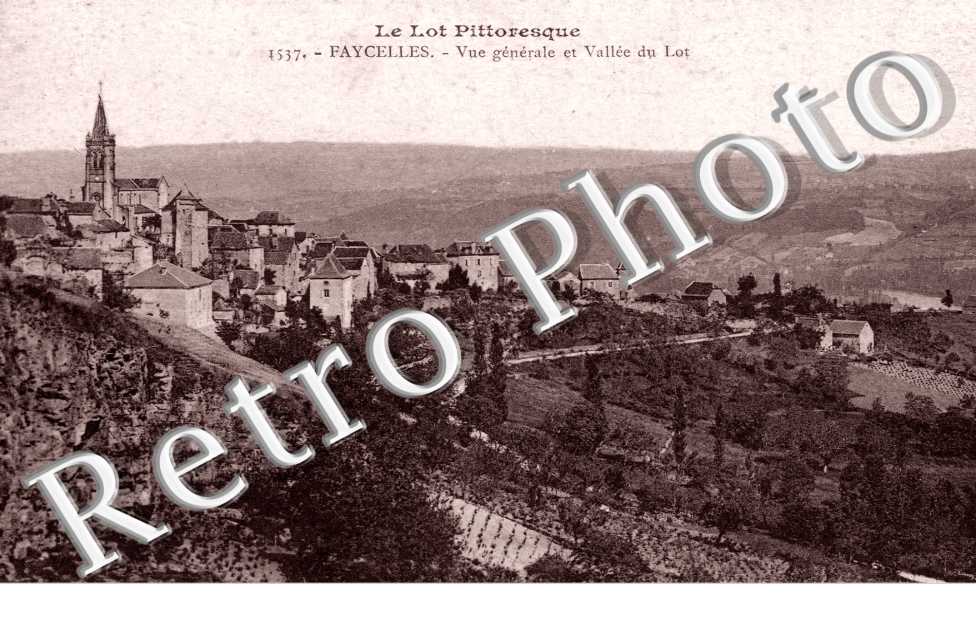 Vue generale et vallee du Lot