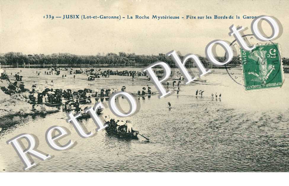 la roche Mysterieuse Fete sur les Bords de la Garonne