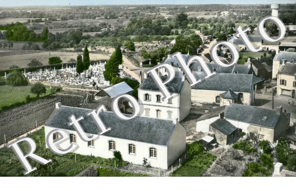 vue generale aerienne L'ecole