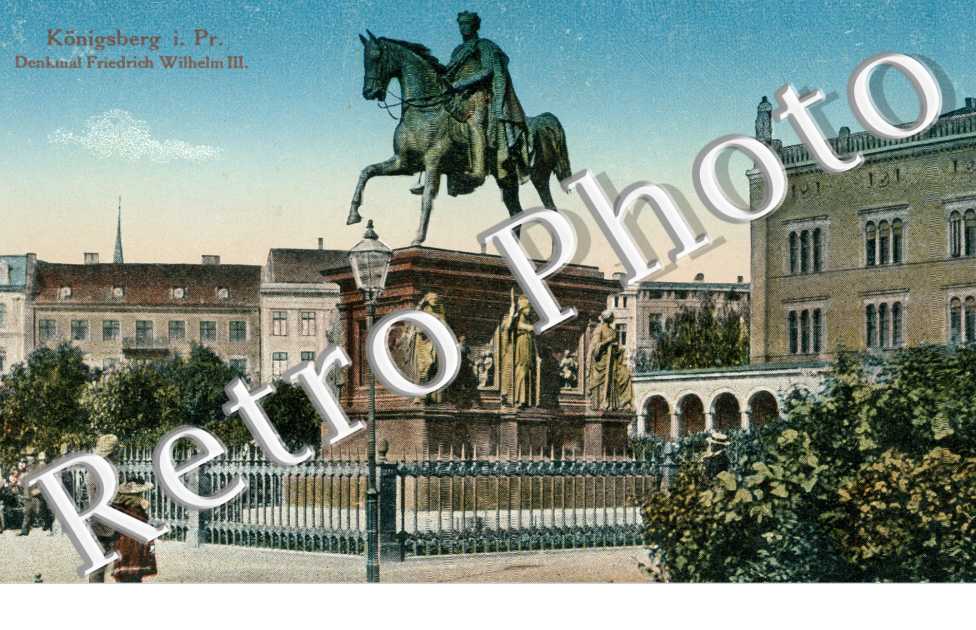 Konigsberg - Dentmark F. Wilhelm III