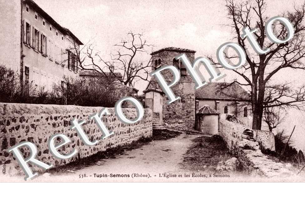 L'Eglise et les Ecoles à Semons