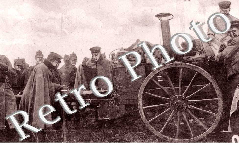 Eine Erbeutete russische Feldkuche