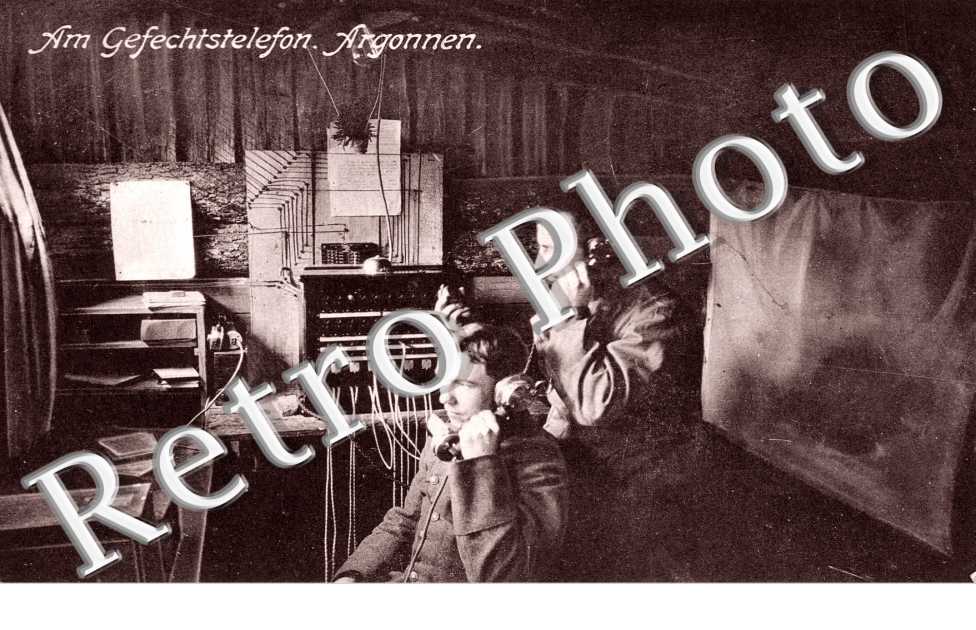 Am Gefechtselefon Argonnen