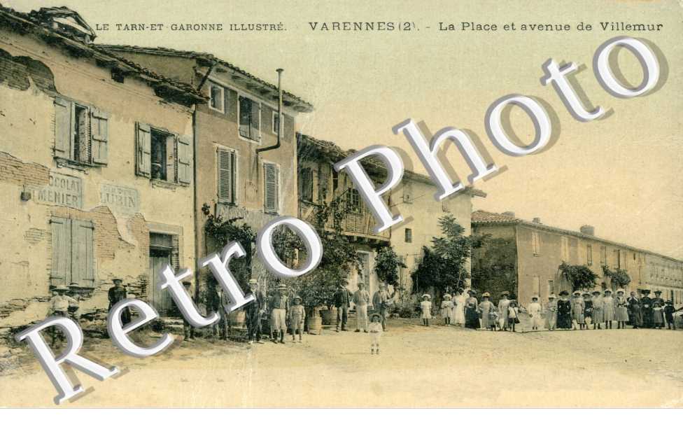 la Place et avenue de Villemur