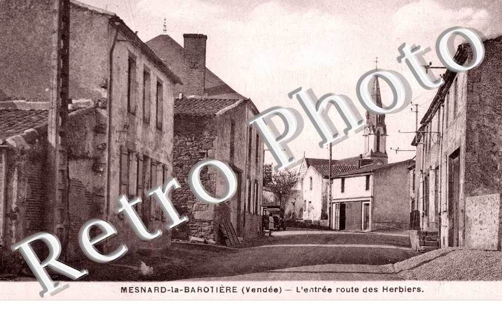 l'entree route des Herbiers