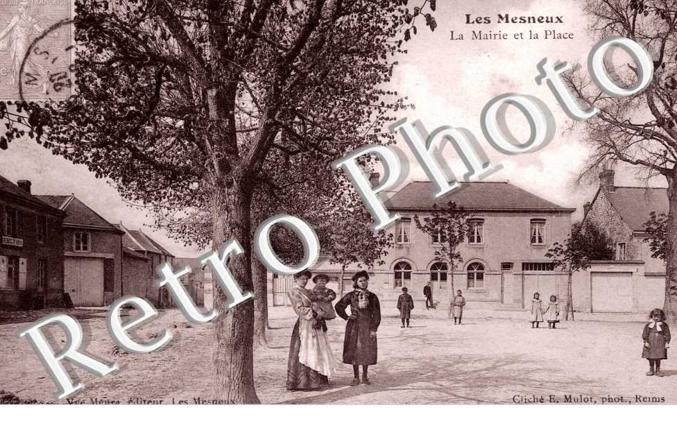 la mairie et la place