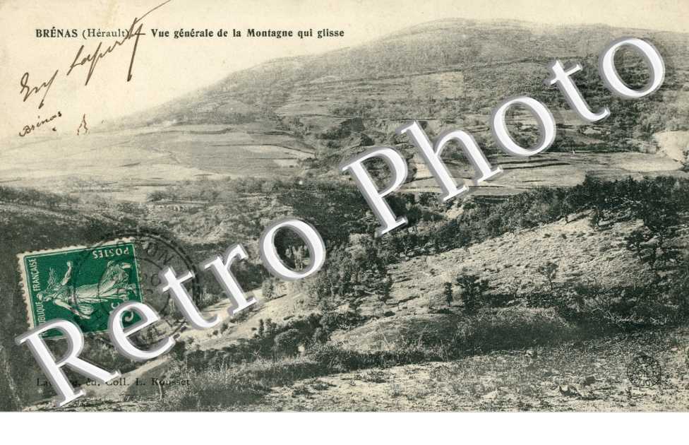 Vue generale de la Montagne qui glisse